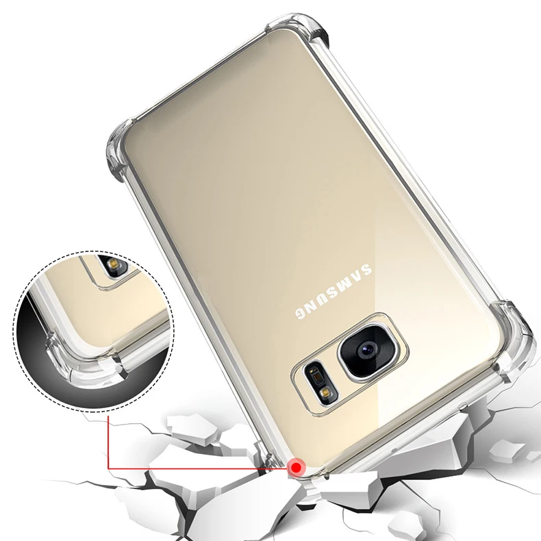

Shockproof Armor Silicone Cover for Samsung Galaxy J4 J6 A6 A8 2018 S8 S9 Plus A3 A5 A7 J3 J5 J7 2016 2017 S7 Edge Case Note 8 9