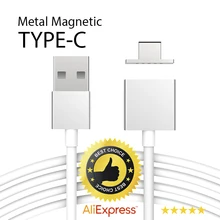Type-C Adapter USB Fast Charger Magnetic data Cable Metal Data USB Wire For Huawei Xiaomi Meizu Samsung