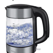 DSP Электрический чайник с автоматическим отключением 1.7л стеклянный чайник быстрое кипячение ss