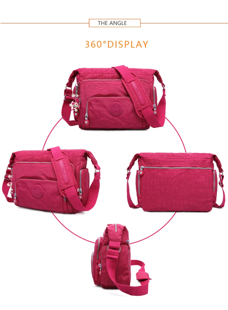 de náilon senhoras bolsa feminina bolsa de