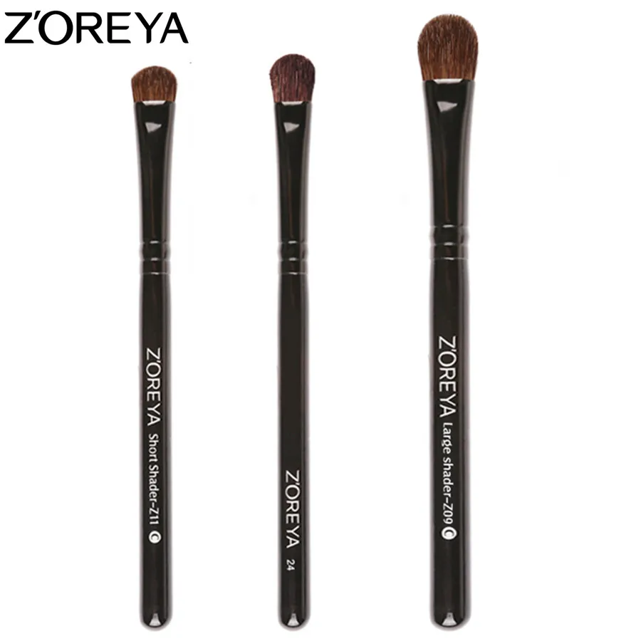

ZOREYA Brand Natural Pony Hair 3pcs Eyeshadow Brush Makeup Brushes High Quality Cosmetic Tool For Beauty Women
