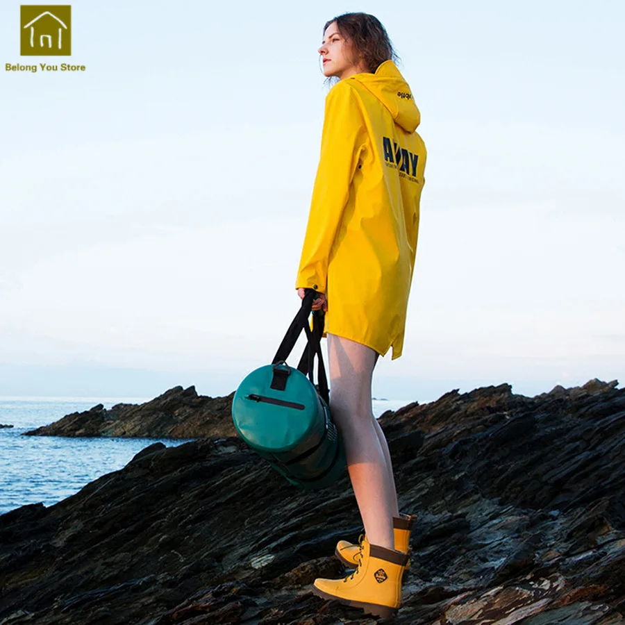 

Hooded Adult Poncho Raincoat Waterproof Women Bicycle Yellow Men Raincoat Women Camping Chaqueta Mujer Fashion Rain Poncho WK139