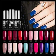 Modelones グレー色シリーズ UV ゲルワニスロング持続ジェルネイルポリッシュ 7 ミリリットルゲルマニキュア必要 UV ランプネイルグルー(China)