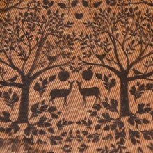 3 цвета стекающийся олень, ткань с лисами, мягкое украшение, паутина, длинная юбка, ткань для одежды