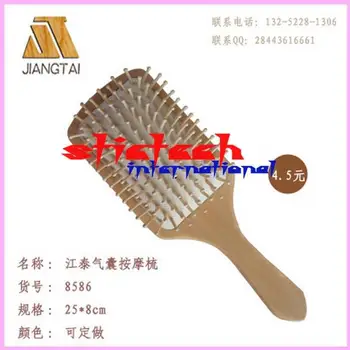 

by ems or dh 100pcs Wooden Bamboo Vent Brushes Hair Care Beauty SPA Massage Comb