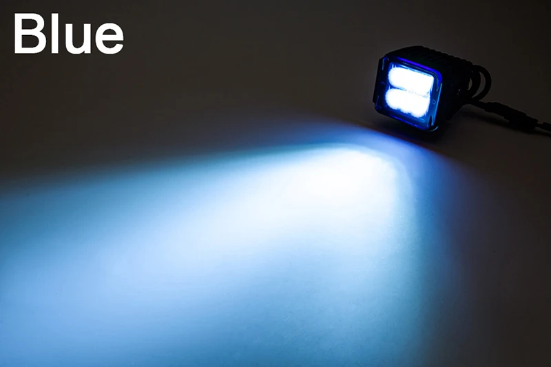 12w led work light 18w led work light square led driving light led pod light spot flood led working offroad off road white amber blue green pods 12v 24v atv 4x4 4wd 3inch truck fog light vehicles car auto motorcycl (7)