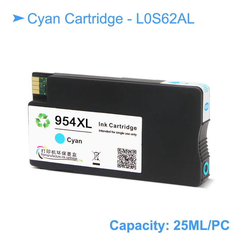 Восстановленный картридж для принтера HP 954XL 954 XL Officejet Pro 7740 8210 8710 8715 8720 8725 8730 8740| |