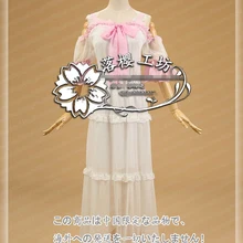 Люблю жить! Тодзио Нозоми августа белые летние форма Платье для косплея+ шляпа