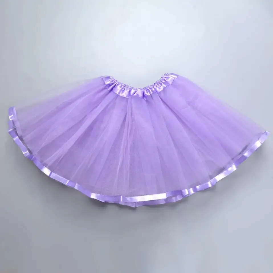 2-7Y детская одежда для девочек детские юбки-пачки танцевальная балетная юбка из прозрачной ткани бальное платье принцессы для маленьких девочек, один размер A328