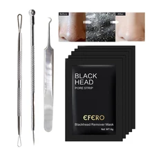 8 шт./компл. маска от угрей черная маска для лица для удаления угрей, акне иглы прокладки поры моющее средство угольная маска для лица набор по уходу за кожей