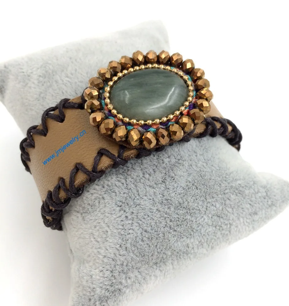 de tecelagem de couro wrap pulseira Palácio