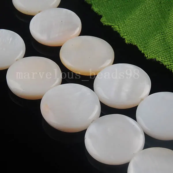 

Free shipping Fashion Jewelry 15mm White Mother of pearl Shell Round Loose Beads G5170