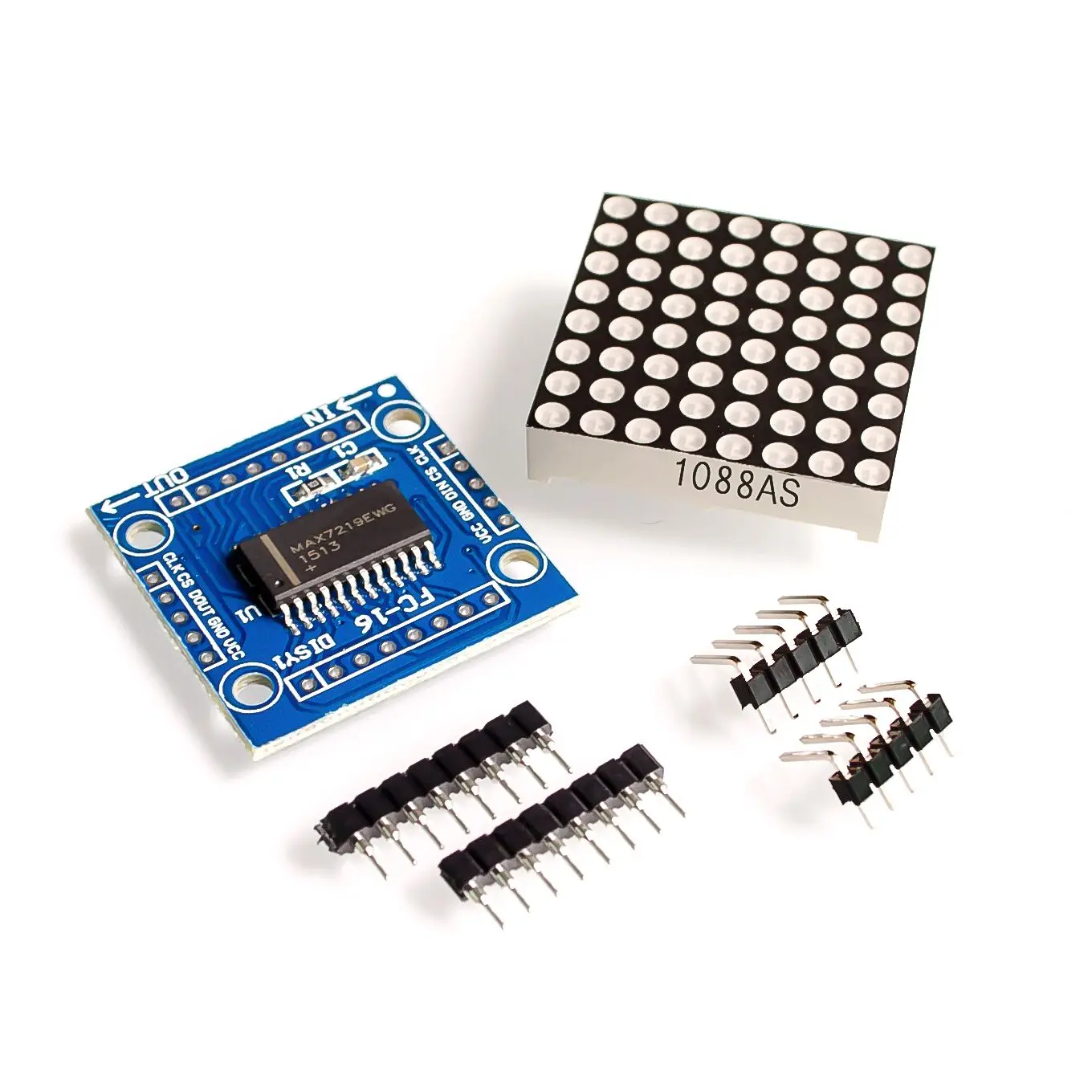 

MAX7219 dot matrix module microcontroller module DIY KIT