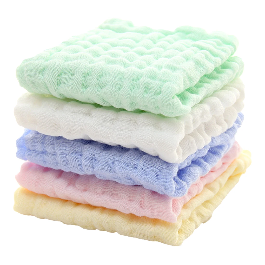 1pc Baby Washcloths For Sensitive Skin Washcloths Cotton Towels Gauze