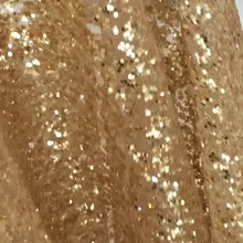 Блестящая золотая позолота блестки Марля ткань платье ткань для женщин Свадебное платье Формальные платья Половина метра ширина 140 см