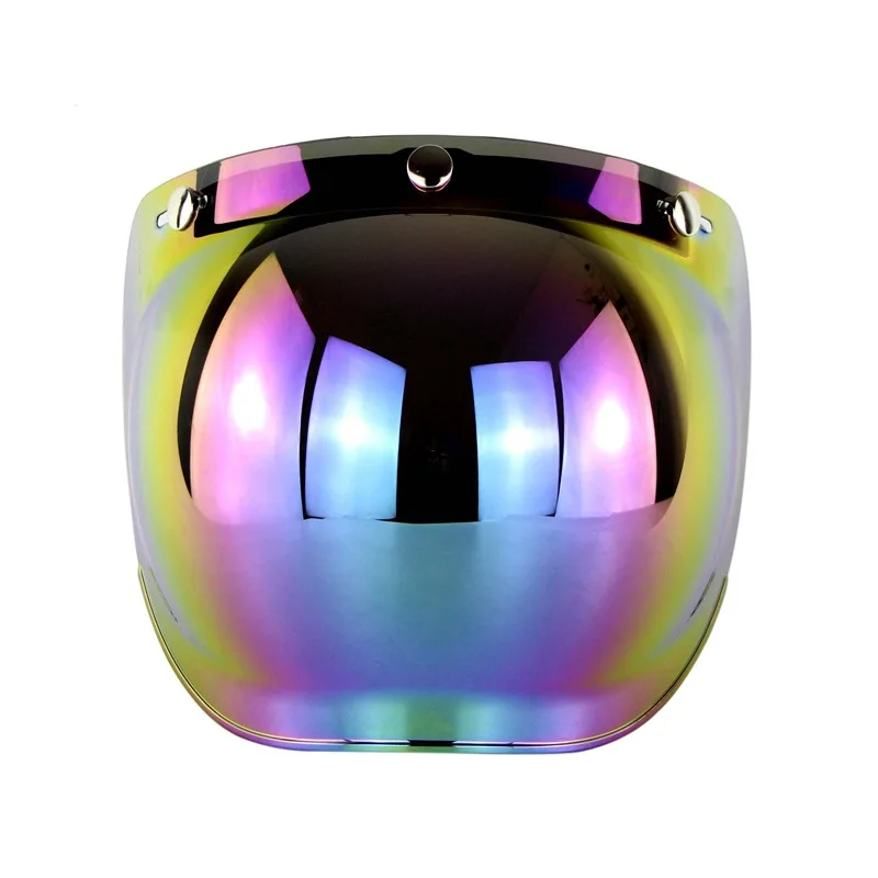 Cuzaekii мотоциклетный шлем с открытым лицом пузырьки козырек объектив мотоцикл лобовое стекло маска очки солнцезащитные очки для Harley шлемы