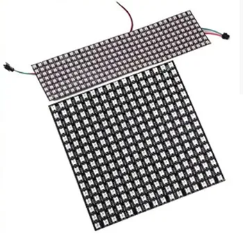 

LED Module Strip WS2812B Digital 5050 RGB Dream Color Programmed Addressable LED 64 Pixels 256 Pixels DC5V 8*8cm 8*32cm 16*16cm