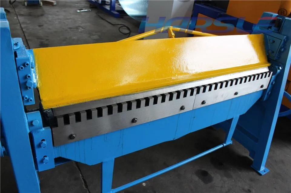 Buy harsle manual steel folding machine/steel sheet