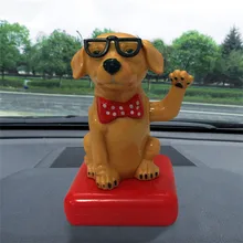 Лучший подарок автомобиль внутренний Декор Милая игрушечная собака CARPRIE 1 шт. высокое качество солнечные танцы качающаяся анимированная Танцующая Игрушка Декор автомобиля