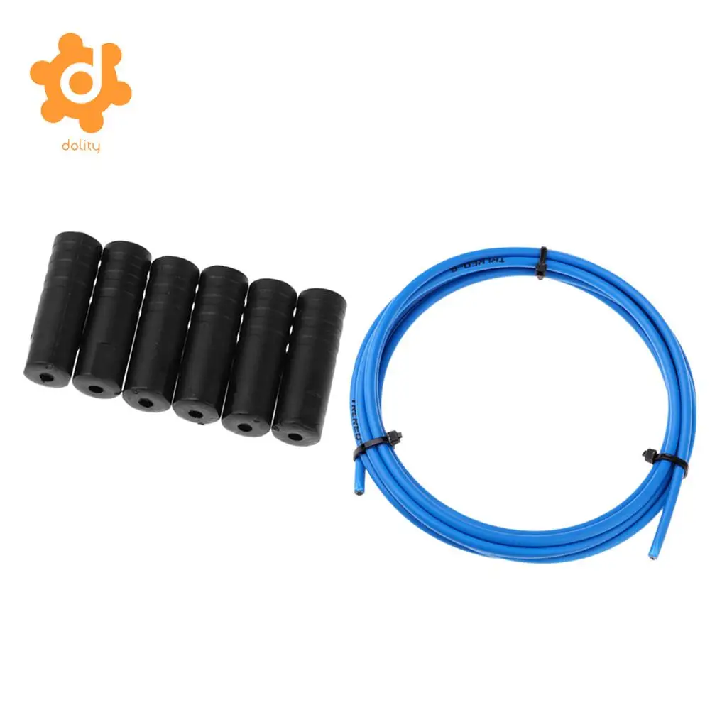 9.7 ft/Roll MTB  Road Bike Derailleur Shift Cable Housing Hose End Caps Tips Crimps Dust Cover 