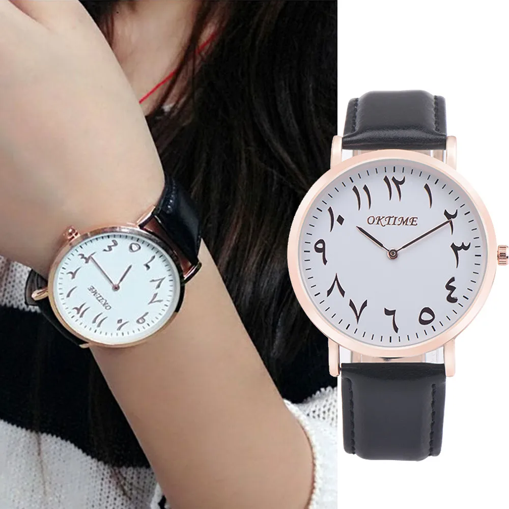 Роскошные модные женские часы с арабскими номерами женские наручные часы механические Автоматические Montre Femme часы кварцевые часы для женщин