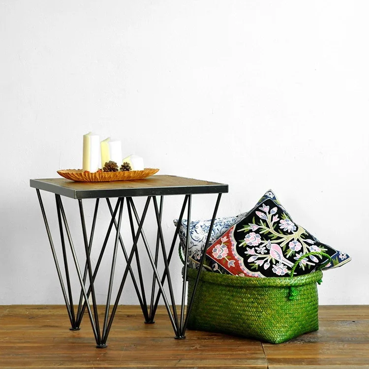 

LOFT American country to do the old industrial iron pipes creative retro wood coffee table Coffee tables coffee table Available