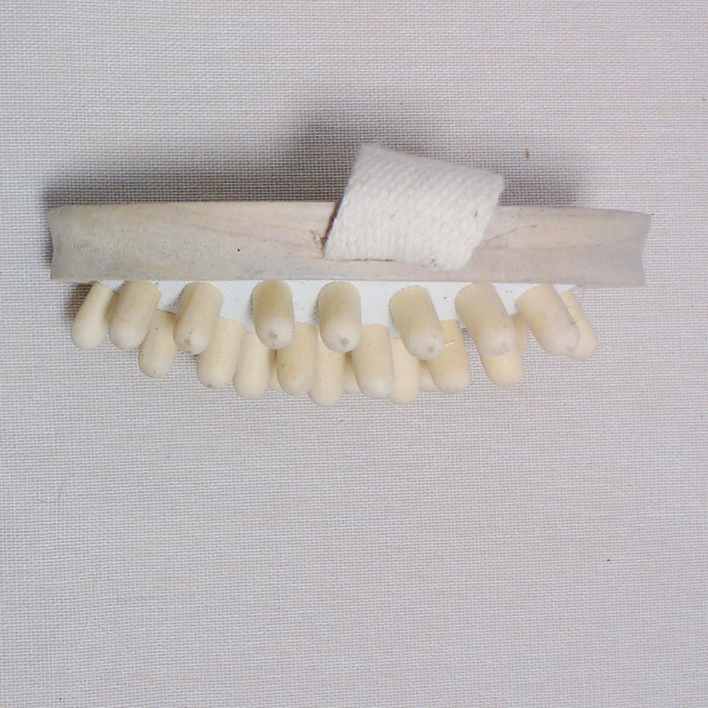 

Hand-Held Natural Wood Wooden Massager Body Brush Cellulite Reduction JS21