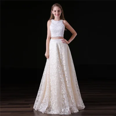 Formal Evening Dresses Backless Women Fashion Two Pieces Set Long Mermaid Evening Dresses Vestido