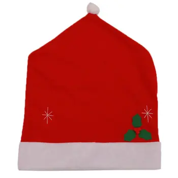 

Fashion Hot Christmas Chair Back Cover Decoration Hat Christmas Decorations For Home Dinner Table New Year Xmas Chair Cover
