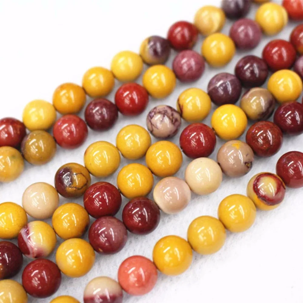 

Natural Mookaite beads,4mm 6mm 8mm 10mm 12mm 14mm 16mm Mookaite Smooth And Round Beads.DIY Jewelry Making