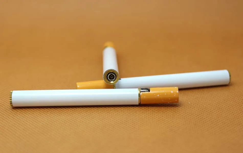 

Portable small personality metal thin cigarette smoke modeling idea open flame gas filling gas lighter