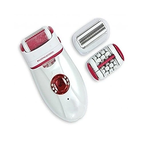 3-in-1 Spa Rechargeable Shaver Epilator Pumice Stone Callus Remover