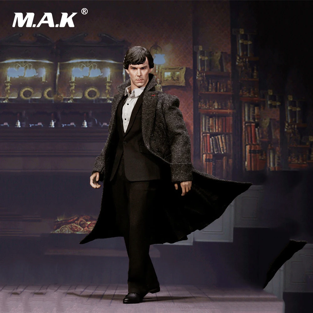 

1/6 EX015 British Detective Sherlock Holmes Benedict Cumberbatch Full Set Action Figure for Collection