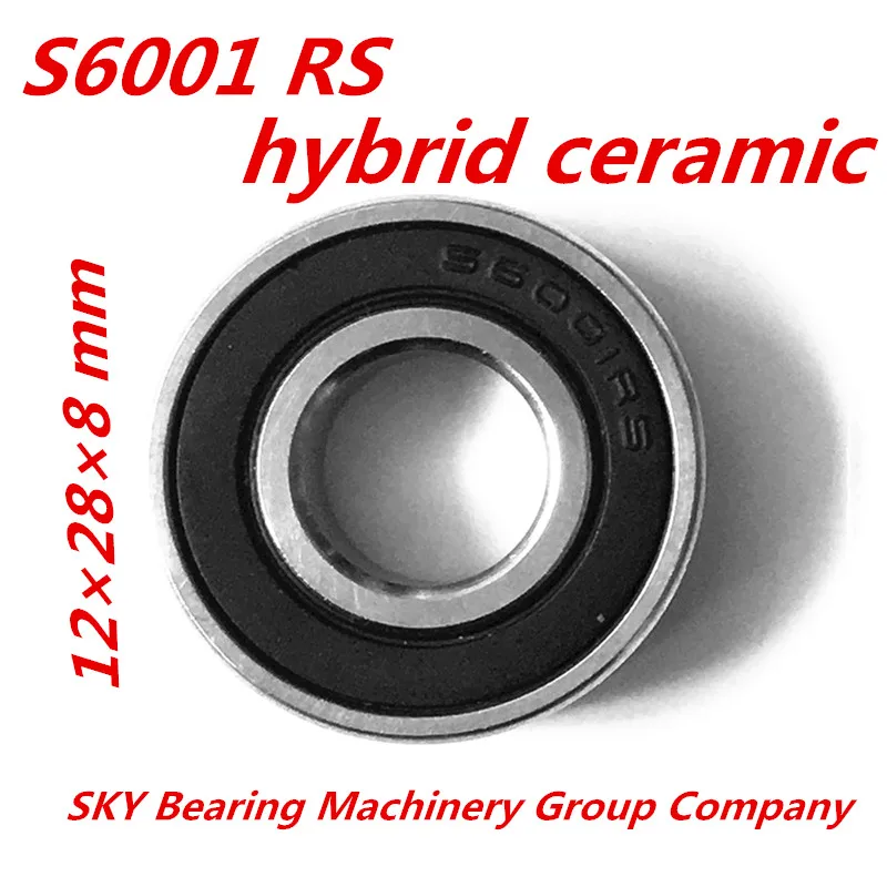 Free Shipping 6001zz 6001 Si3n4 6001zro2 S6001 2rs Cb Abec5 Stainless Steel Hybrid Ceramic Bearings/bike Bearings Free Shipping 6001zz 6001 Si3n4 6001zro2 S6001 2rs Cb Abec5 Stainless Steel Hybrid Ceramic Bearings/bike Bearings