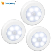 3 шт. светодиодный ночник с движения тела PIR настенный светильник для шкафа/лестницы/коридора/шкафа/кухни освещение авто Ночной светильник с датчиком