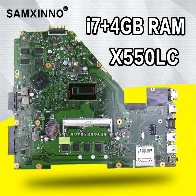 X550LC материнская плата для ноутбука I7 4500 GT720M For Asus X550LD A550L Y581L W518L X550LN тестовая