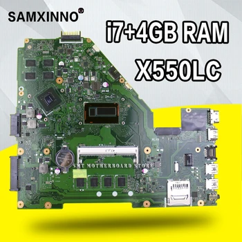 

X550LC Laptop motherboard I7-4500 GT720M for ASUS X550LD A550L Y581L W518L X550LN Test mainboard X550LC motherboard test 100% ok