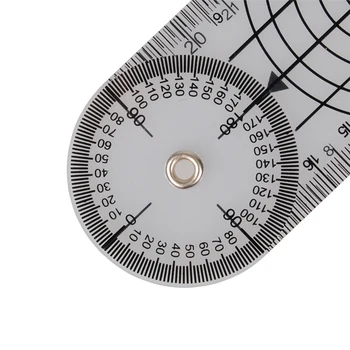 

50pcs 360 Degree Measuring Tool Spinals Goniometer Protractors Userful Multi-Ruler Goniometer Angle Medical Spinal Ruler