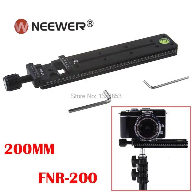 Neewer® 200mm Professional Rail Nodal Slide Metal Quick Release Clamp 