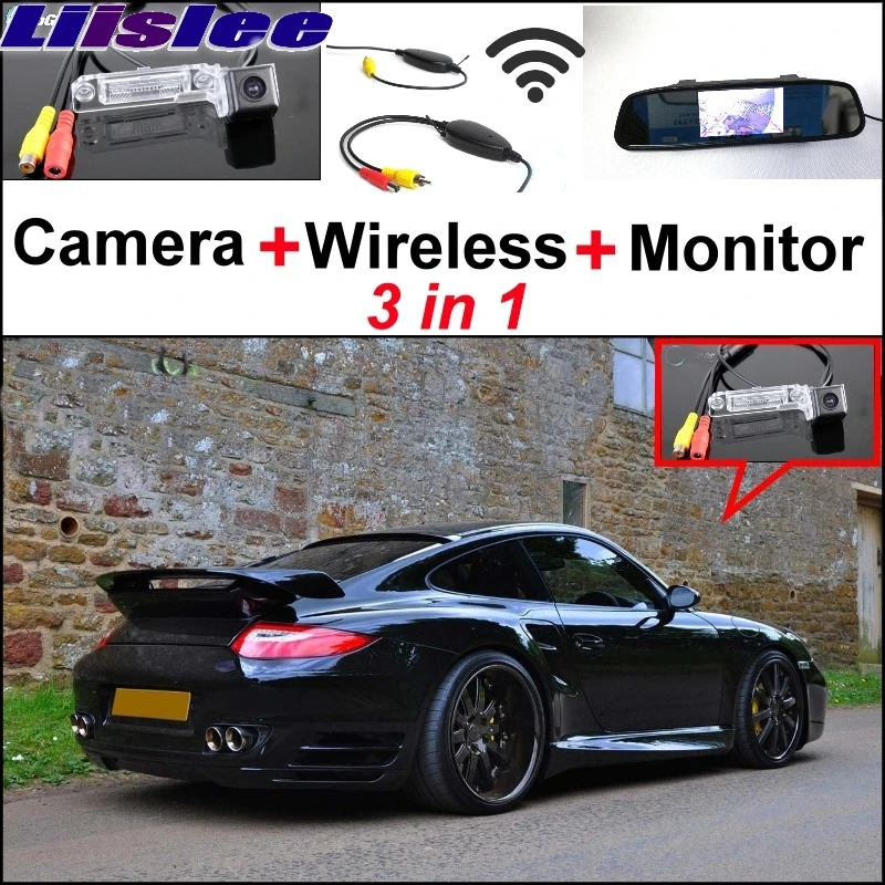Liislee Special Rear View Camera + Wireless Receiver + Mirror Monito Parking System For Porsche 993 996 Carrera 911 1989~2005