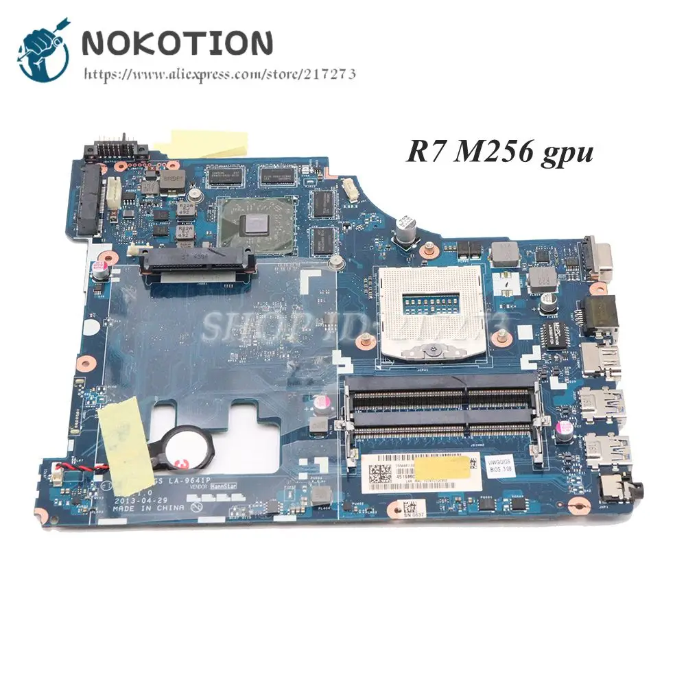 NOKOTION VIWGQ/GS LA-9641P материнская плата для ноутбука lenovo G510 основная плата HM86 DDR3L R7 M256 видео карты