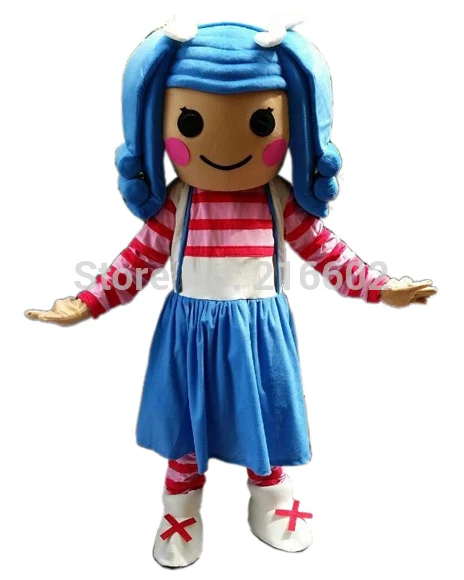 new 2017 lalaloopsy mascot costume adult size cartoon halloween mascot costume party fancy dress outfit in anime costumes from novelty special use on