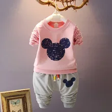 New Children 's clothing sets Mickey Minnie boys and girls fashion sportswear sets Baby Kids Cotton Clothes for 1-4 years old New Children 's clothing sets Mickey Minnie boys and girls fashion sportswear sets Baby Kids Cotton Clothes for 1-4 years old