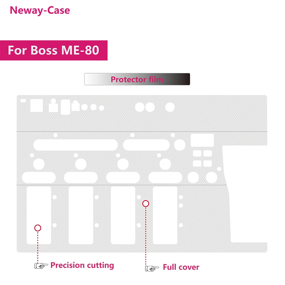 Neway-чехол для электрогитары Защитная пленка для BOSS ME-80 аксессуары для гитарных эффектов