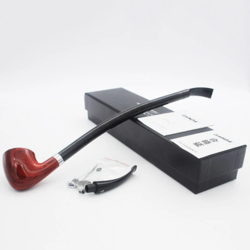 

Resin Tobacco Pipe Chimney Filter Long Handle Cigarette Cigar Pipes Gift Portable Weed Grinder Smoke Mouthpiece Accessories