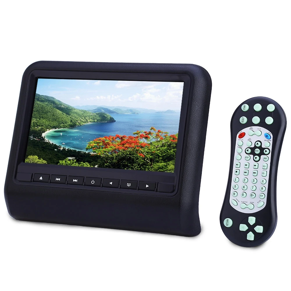 XD9901 9 дюймов Универсальный Автомобильный Подголовник dvd-плеер с HDMI 800x480 ЖК-экран