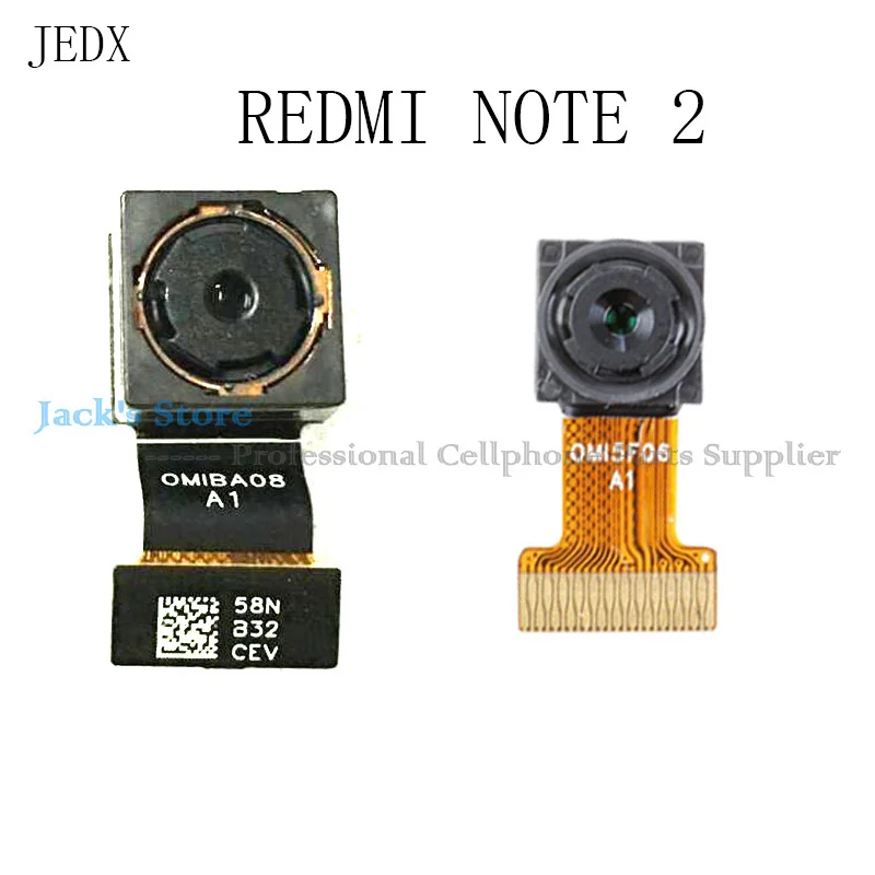 

JEDX Original For Xiaomi Redmi note 2 Front Facing Camera Rear Back Camera Module Tested Before Shipment