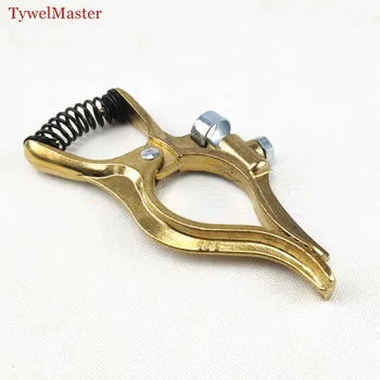

Brass Ground Clamp MIG MMA TIG Plasma Submerge Earth Cable Holder 300A to 1000A Forged Heavy Duty Type G Welding Ground Clamp