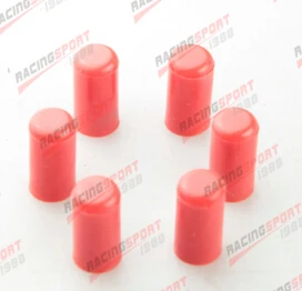 Silicone Blanking Cap 6pcs 16mm Silicone Blanking Cap Intake Vacuum Hose End Bung Plug Silicon Cap