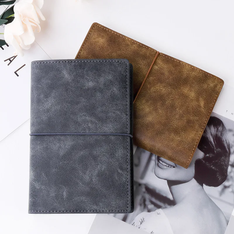 

"My Business" Suede Leather Diary Notebook Working Study Notepad Lined Papers Journal Soft Leather Cover Stationery Gift